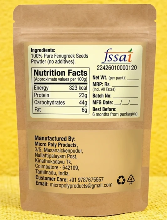 Fenugreek Powder 100 gms - Townway product image 2