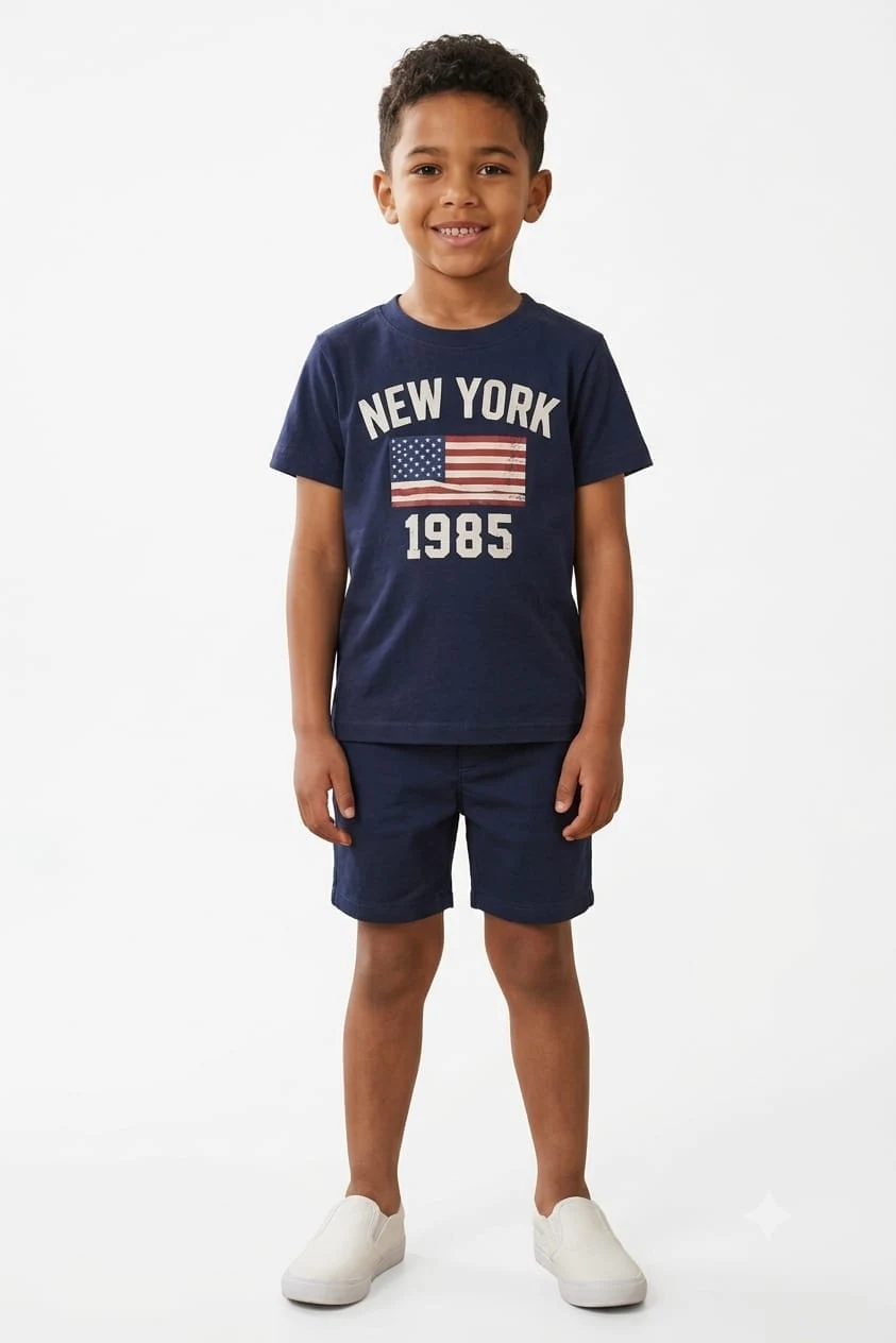 Boys Tshirt with Bottom Set - Townway product image 1