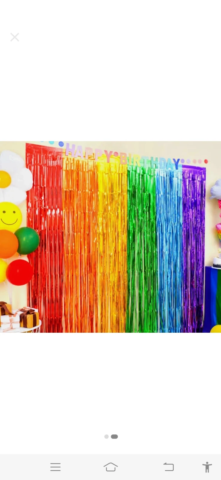 ✨ T10 Foil Fringe Curtain - Party Decoration Curtain - Townway product image 2