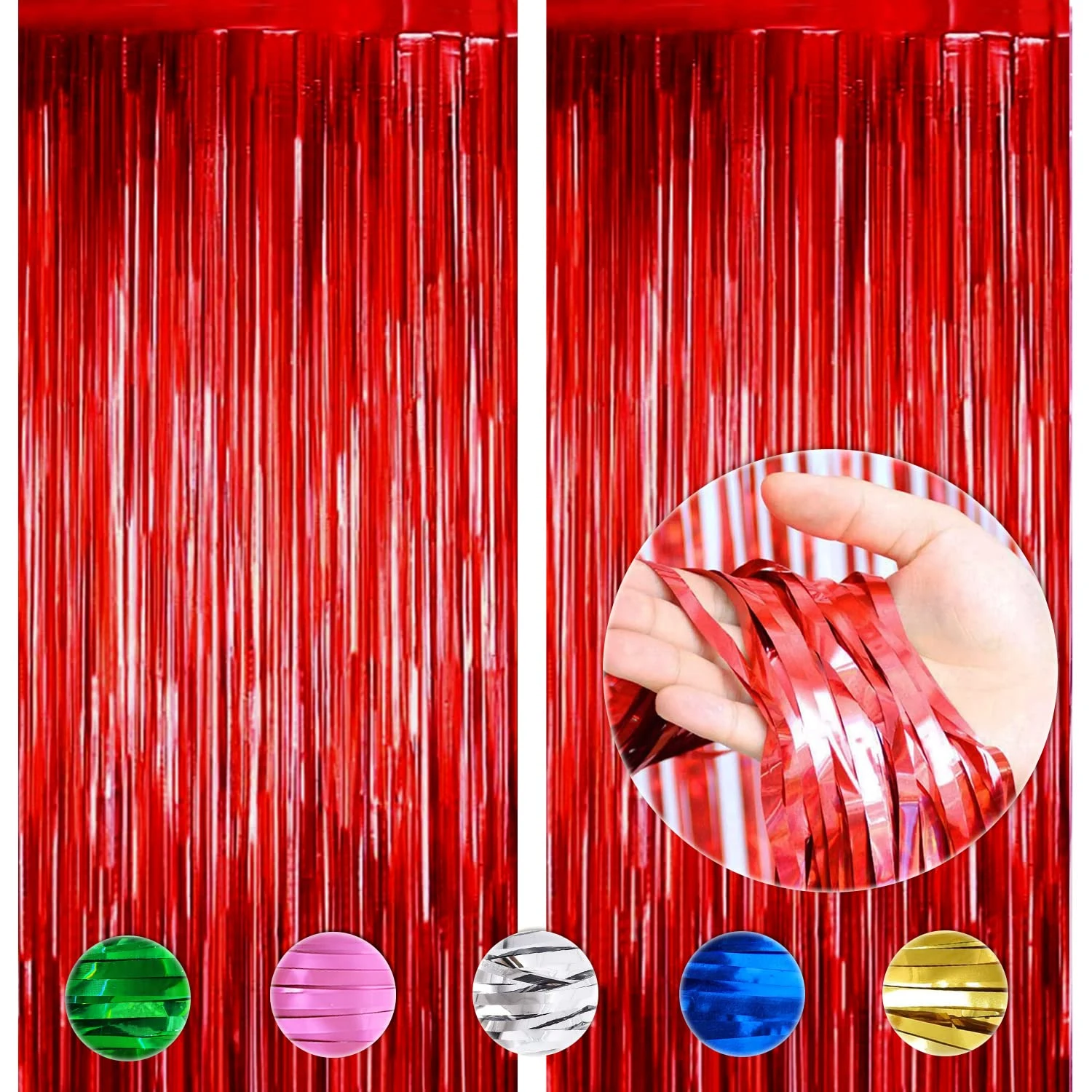 ✨ T10 Foil Fringe Curtain - Party Decoration Curtain - Townway product image 3