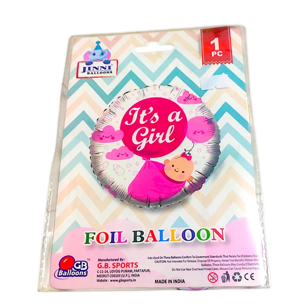 ✨ T10 - It's a Girl - Baby Girl Foil Balloon ✨ - Townway product image 2