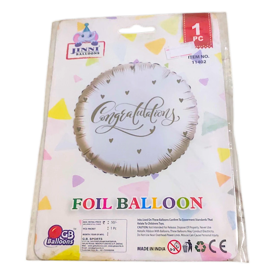 ✨ T10 - Congratulations Foil Balloon - Townway product image 1