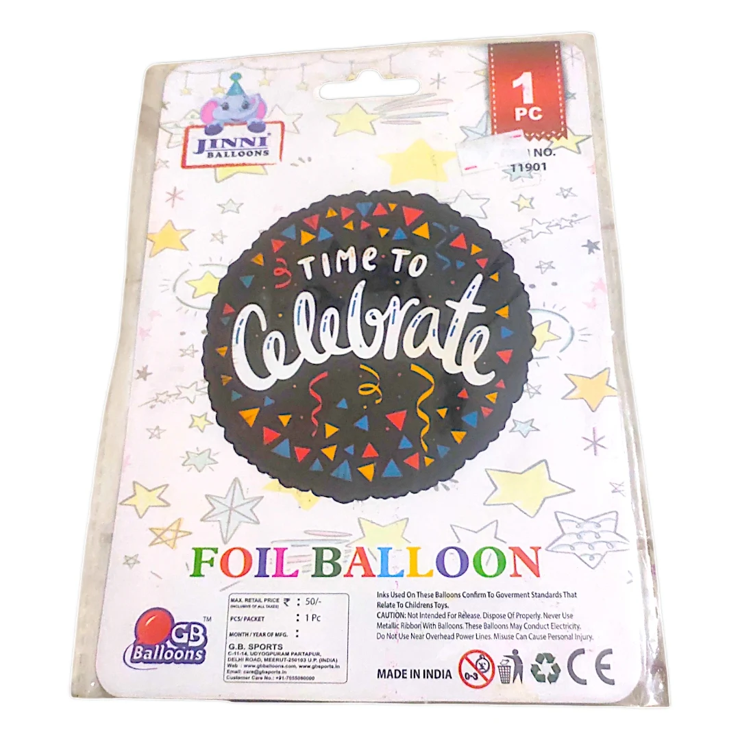 ✨ T10 - Time To Celebrate - Black & Colorful Confetti ✨ - Townway product image 1