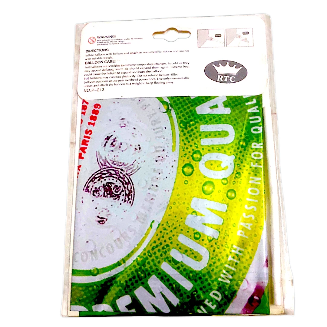 ✨ T10  - Let's Party - Champagne Bottle Foil Balloon ✨ - Townway product image 2