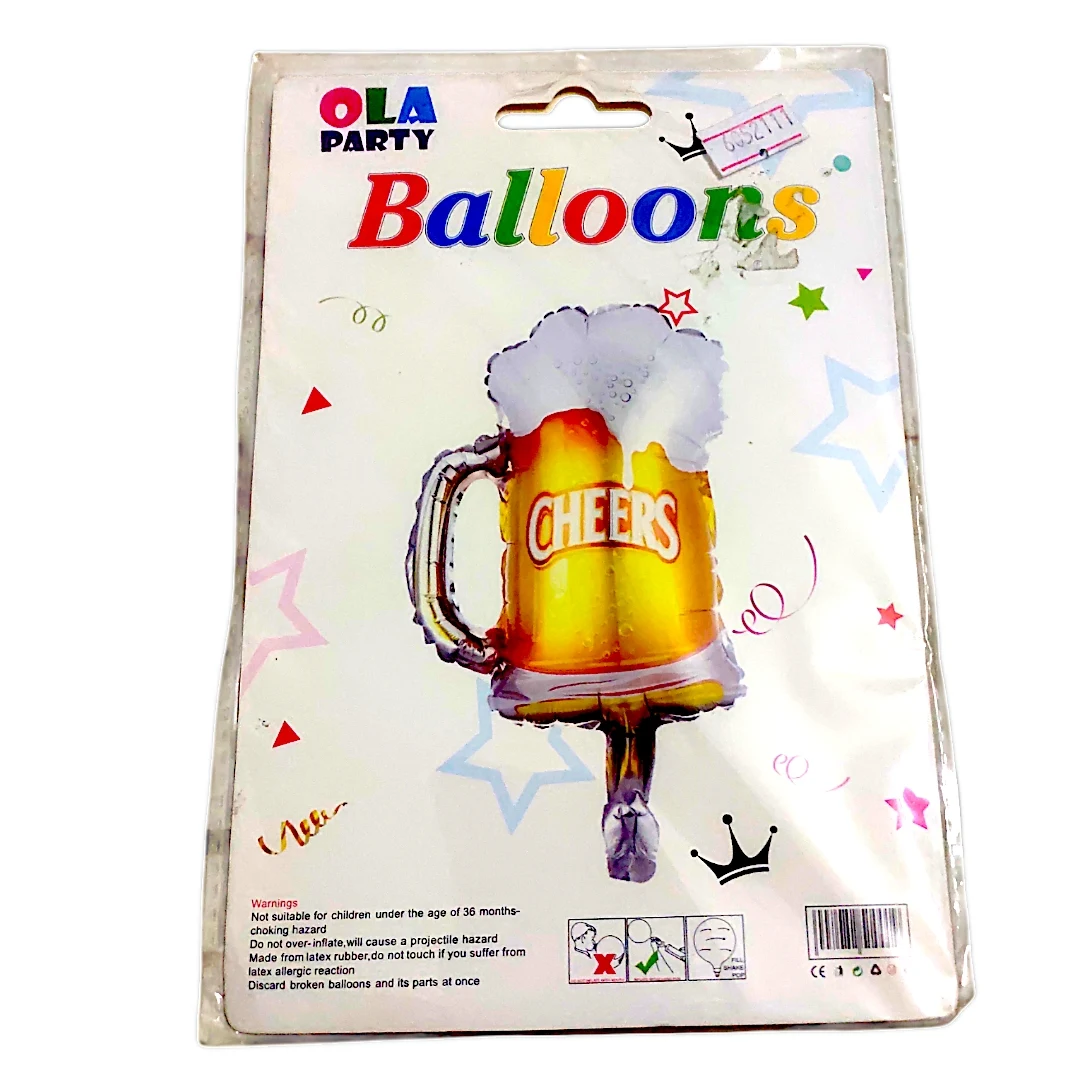 ✨ T10  - Let's Party - Champagne Bottle Foil Balloon ✨ - Townway product image 3