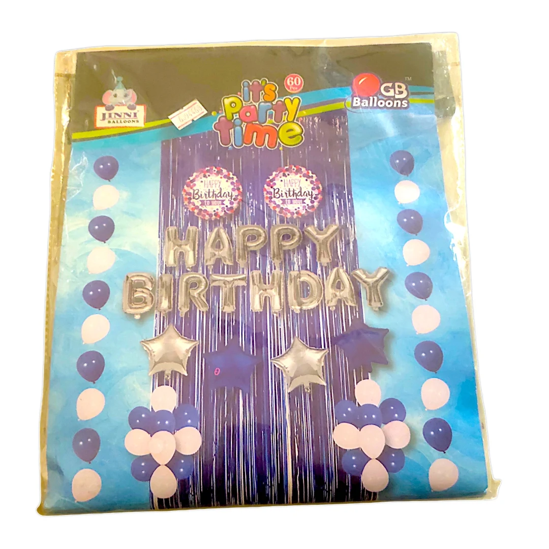 T10 - HAPPY BIRTHDAY Balloon Decoration Combo Kit (60 Pcs) - Townway product image 3