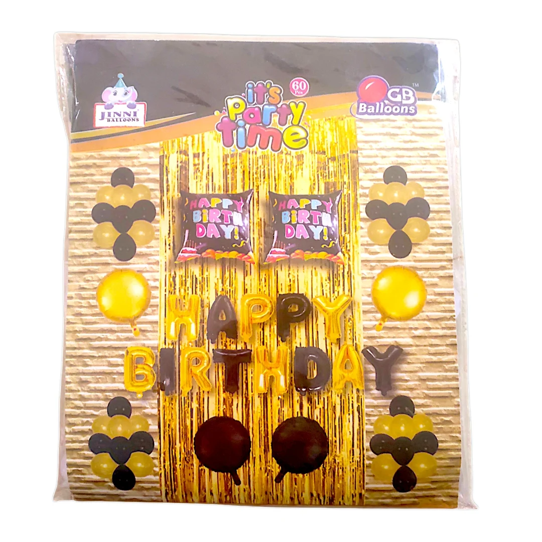 T10 - HAPPY BIRTHDAY Balloon Decoration Combo Kit (60 Pcs) - Townway product image 5