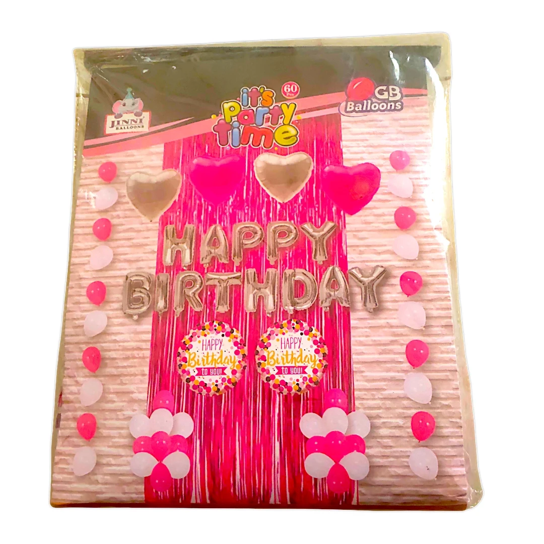 T10 - HAPPY BIRTHDAY Balloon Decoration Combo Kit (60 Pcs) - Townway product image 7