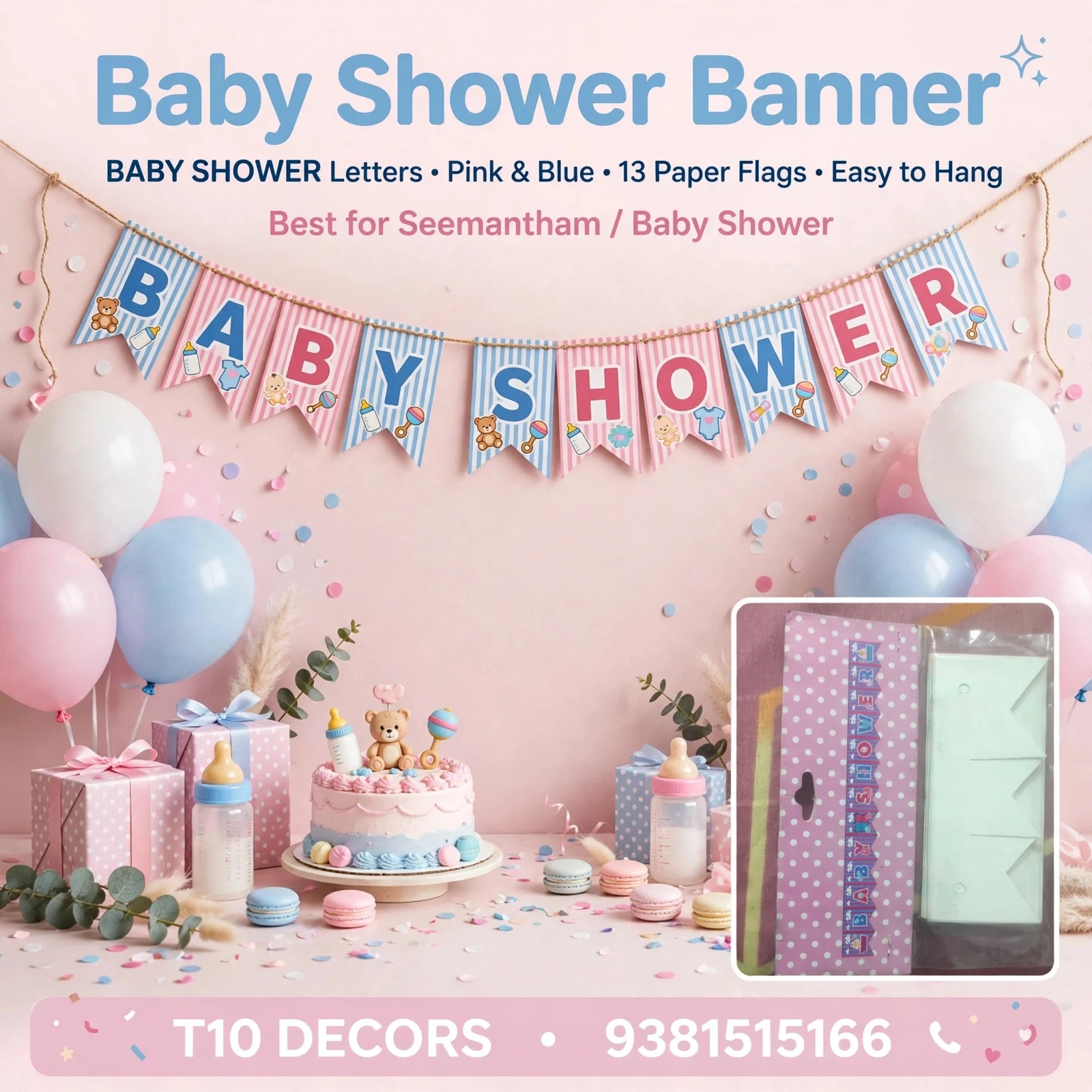 T10 - Baby Shower Banner - Townway product image 3