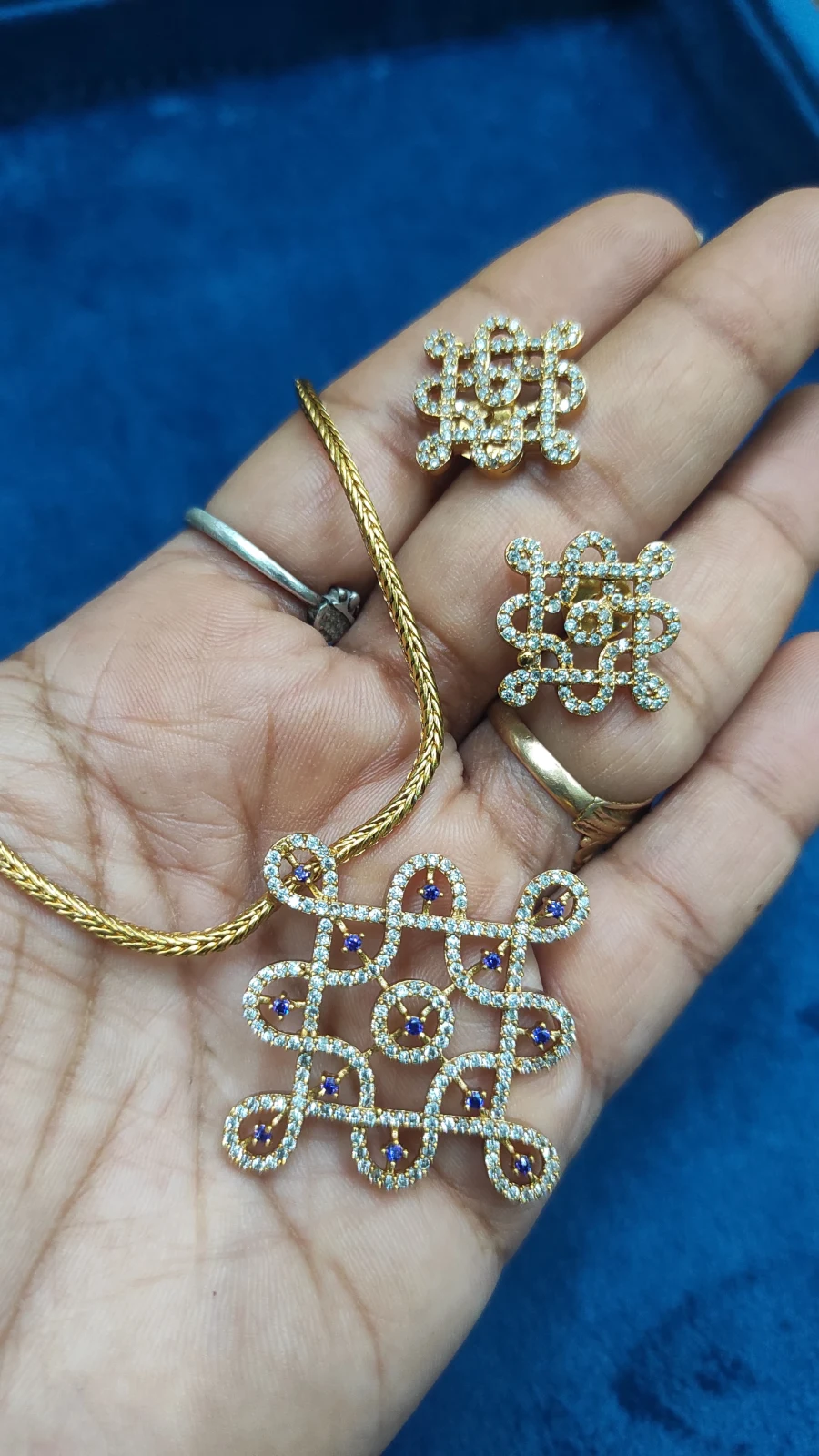 Premium Quality Kolam Necklace with Earring - Townway product image 1
