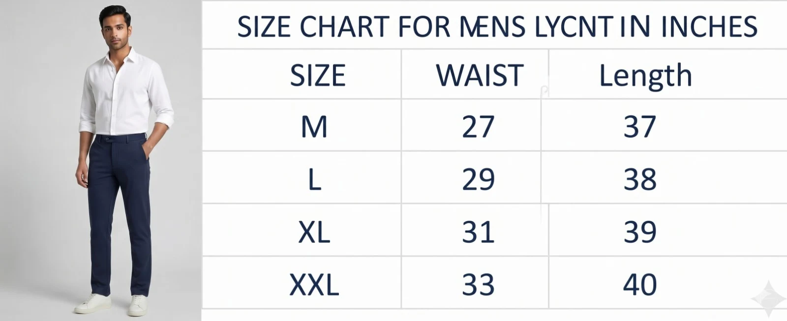 Mens Lycra Stechable Pant - Townway product image 2