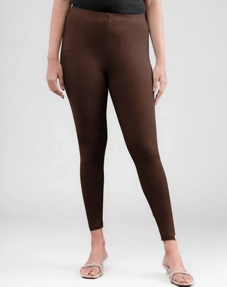 ANKLE LEGGINGS BROWN -19 - Townway product image 2