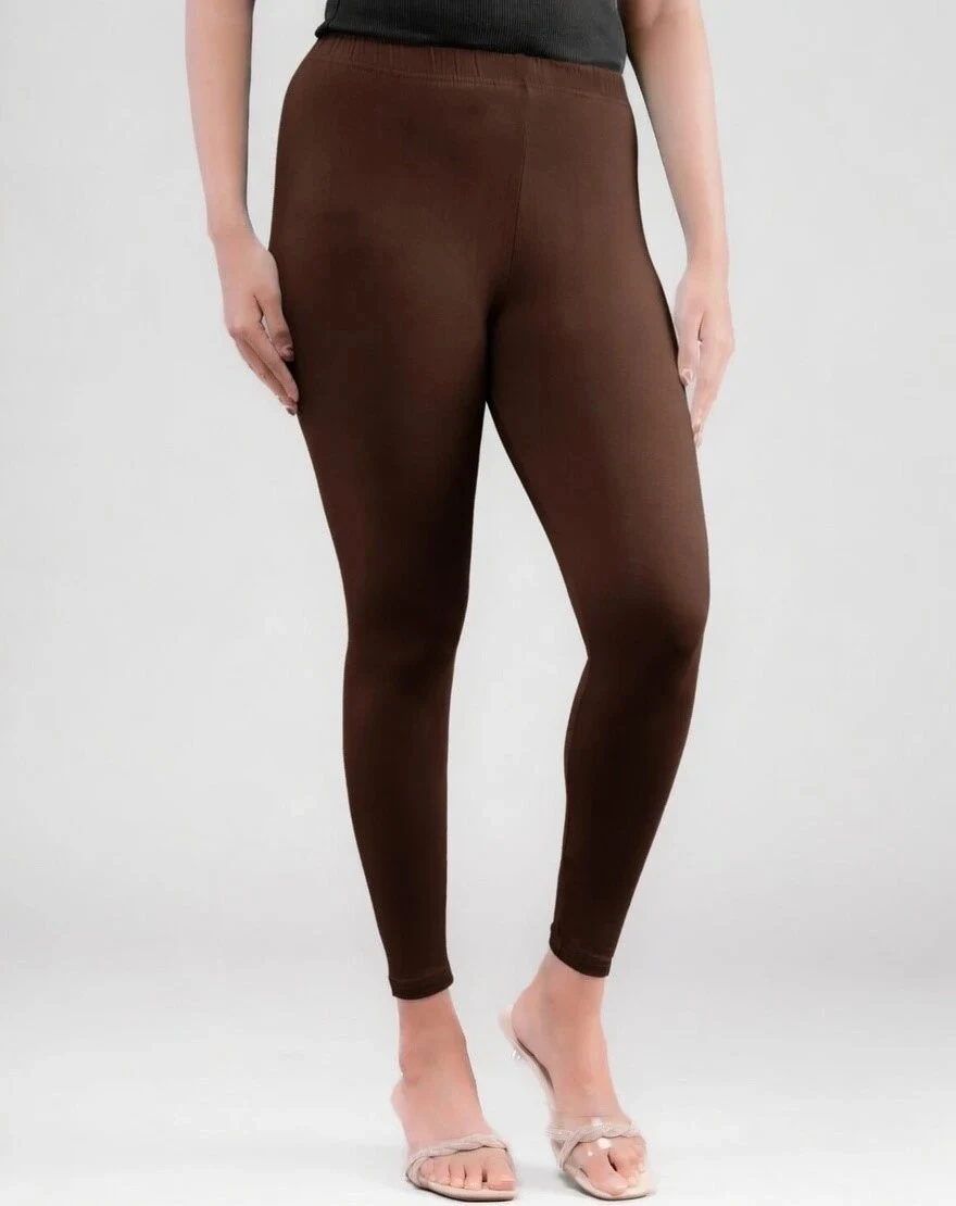 ANKLE LEGGINGS BROWN -19 - Townway product image 4