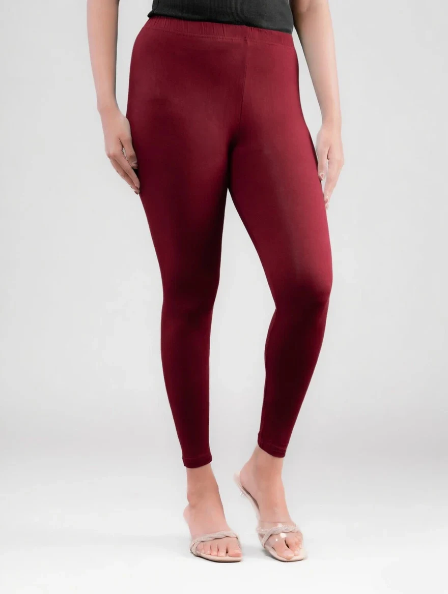 ANKLE LEGGINGS MAROON 11 - Townway product image 1