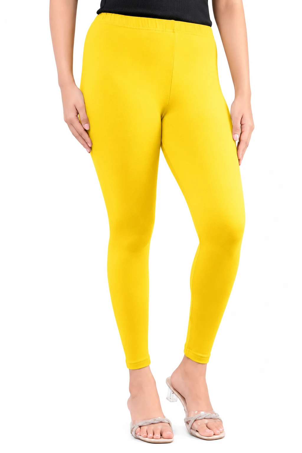 ANKLE LENGTH LEGGING LEMON YELLOW 03 - Townway product image 1