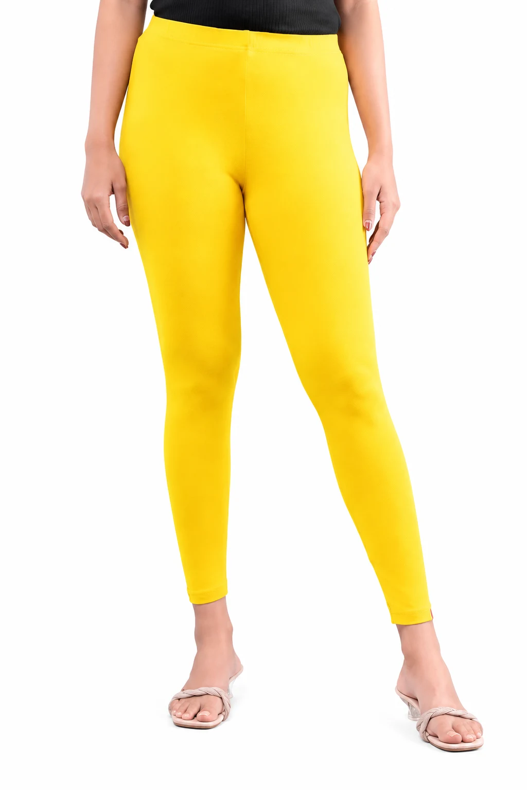 ANKLE LENGTH LEGGING LEMON YELLOW 03 - Townway product image 4