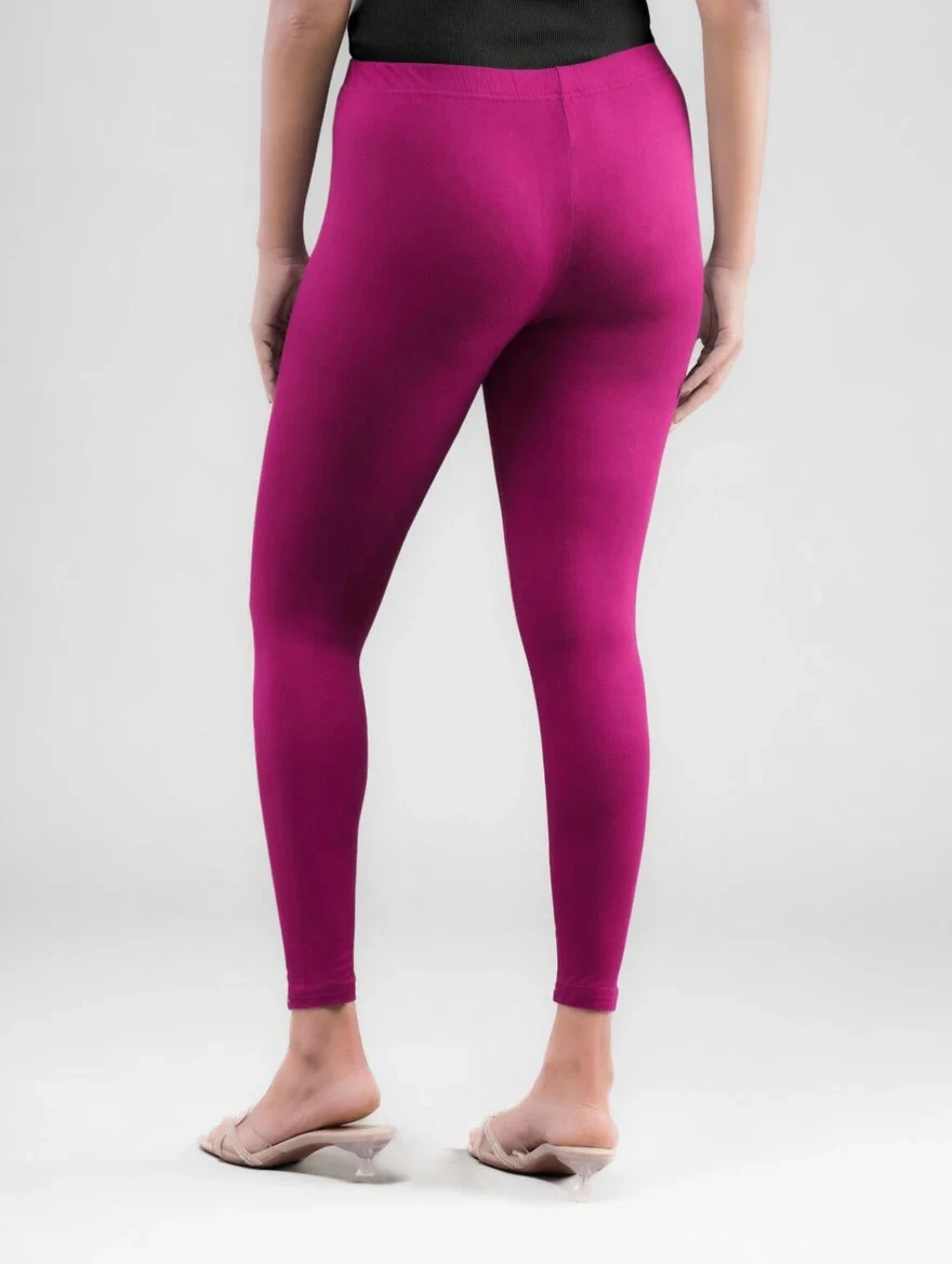 ANKLE LENGTH LEGGING PLUM -27 - Townway product image 2