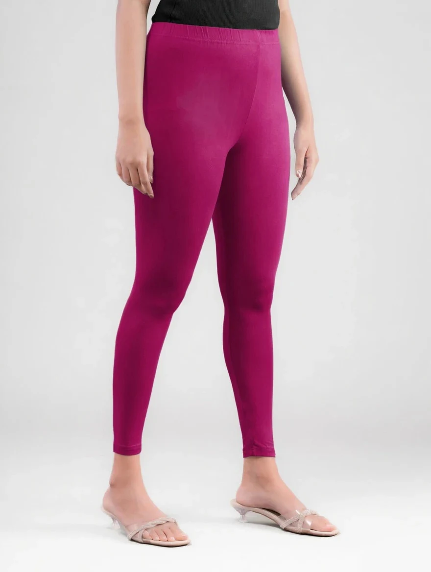 ANKLE LENGTH LEGGING PLUM -27 - Townway product image 3