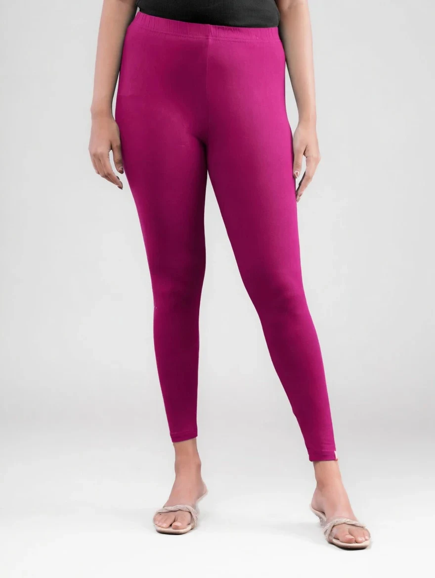 ANKLE LENGTH LEGGING PLUM -27 - Townway product image 4