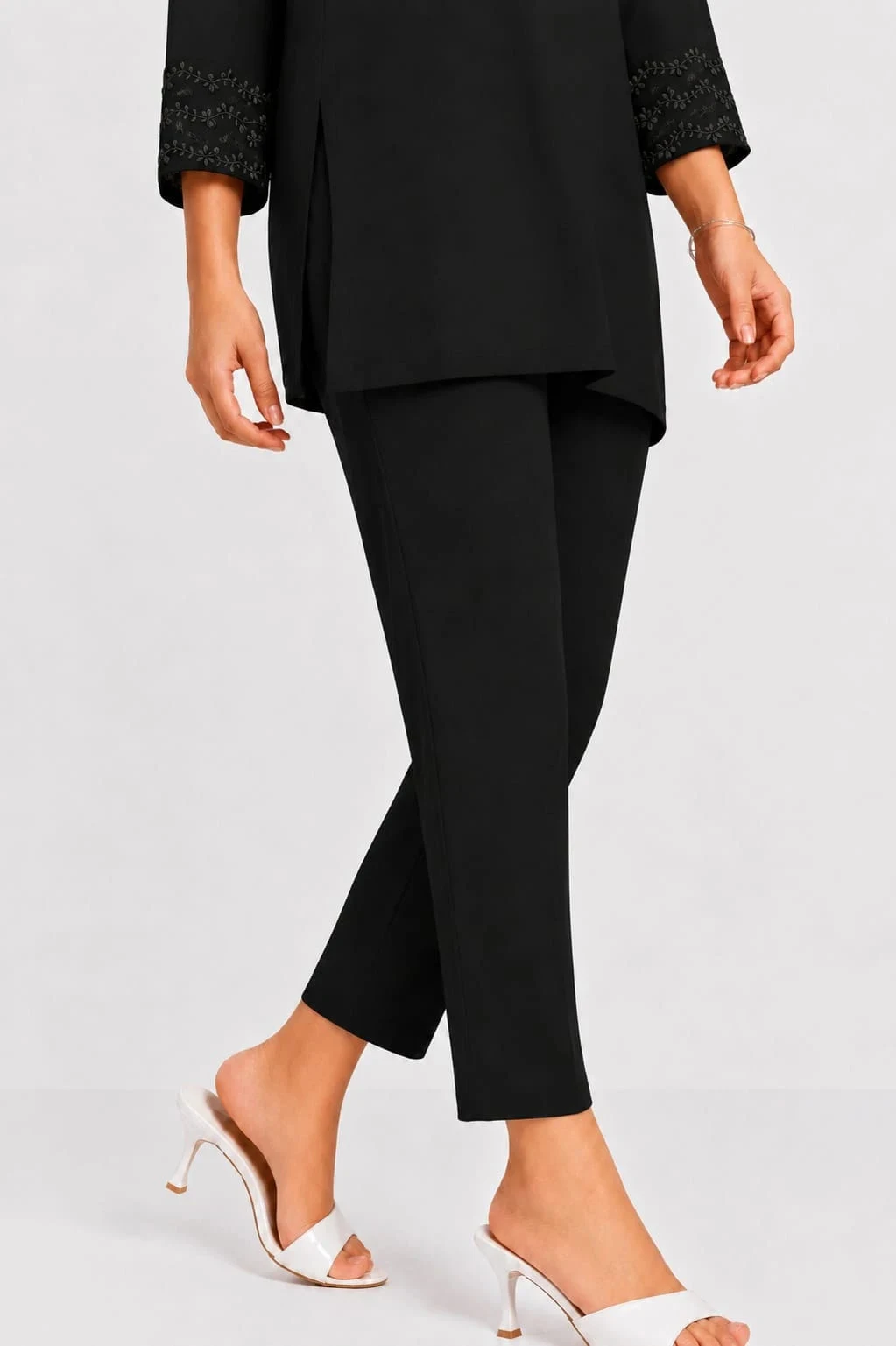 STRAIGHT PANT BLACK -20 - Townway product image 4