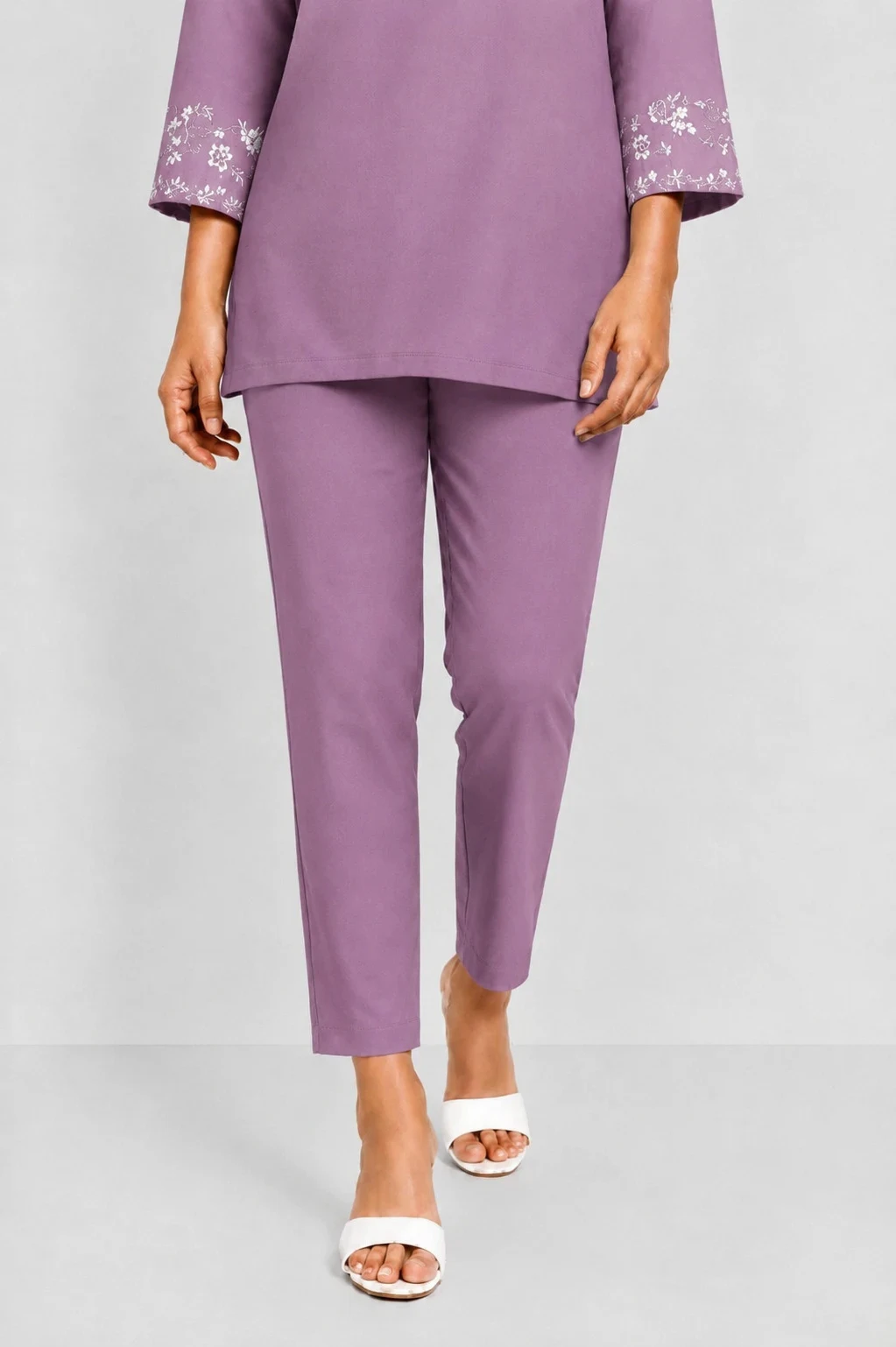 STRAIGHT PANT DUSKY PURPLE - 54 - Townway product image 2
