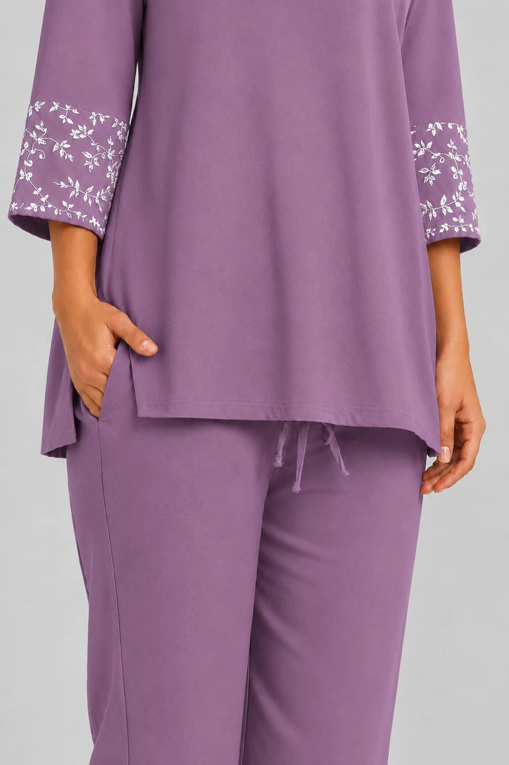 STRAIGHT PANT DUSKY PURPLE - 54 - Townway product image 3