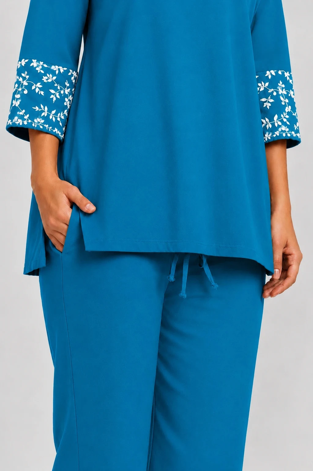 STRAIGHT PANT JADE BLUE -48 - Townway product image 2