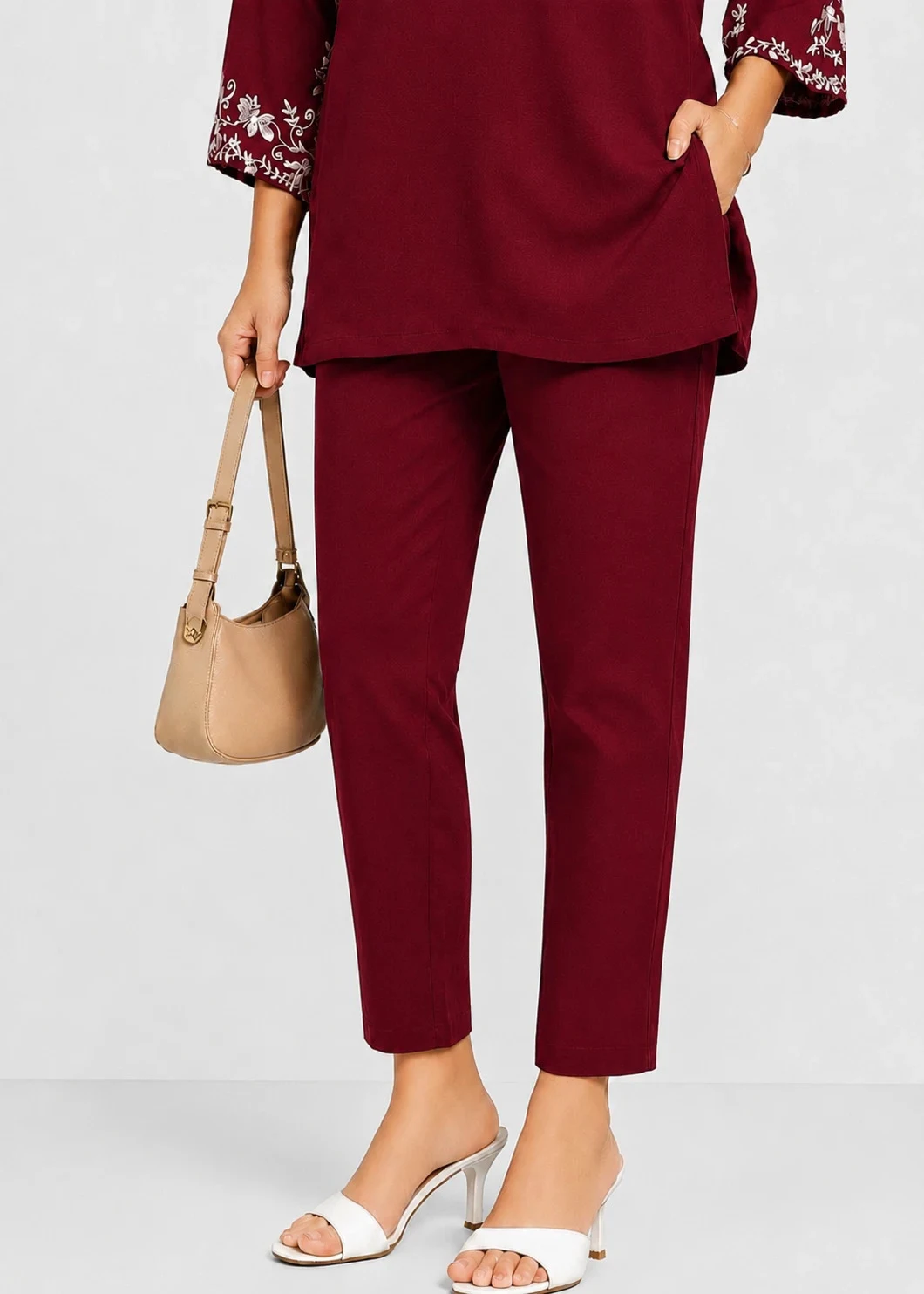 STRAIGHT PANT MAROON 11 - Townway product image 1