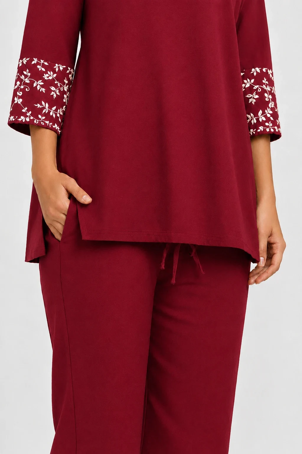 STRAIGHT PANT MAROON 11 - Townway product image 3