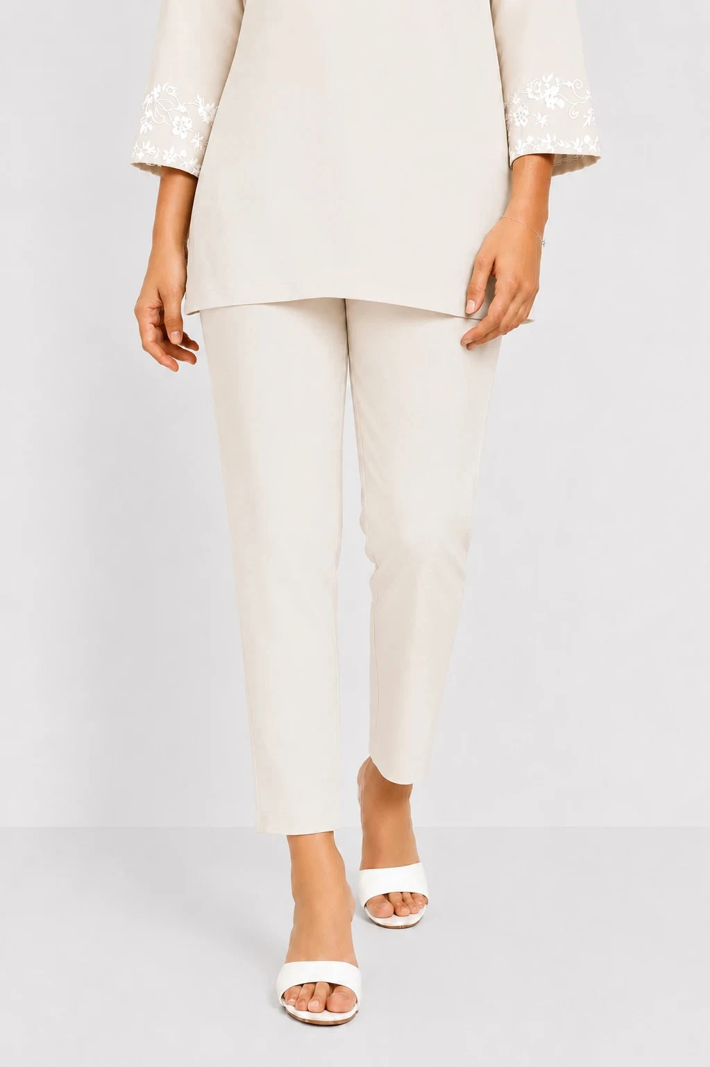 STRAIGHT PANT MILK 21 - Townway product image 2