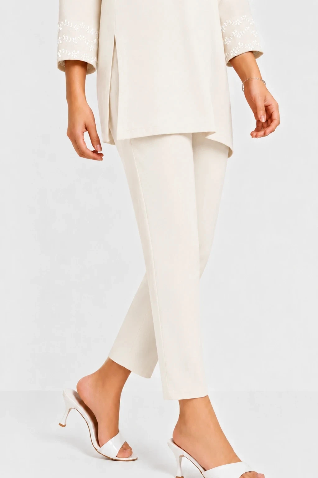 STRAIGHT PANT MILK 21 - Townway product image 5