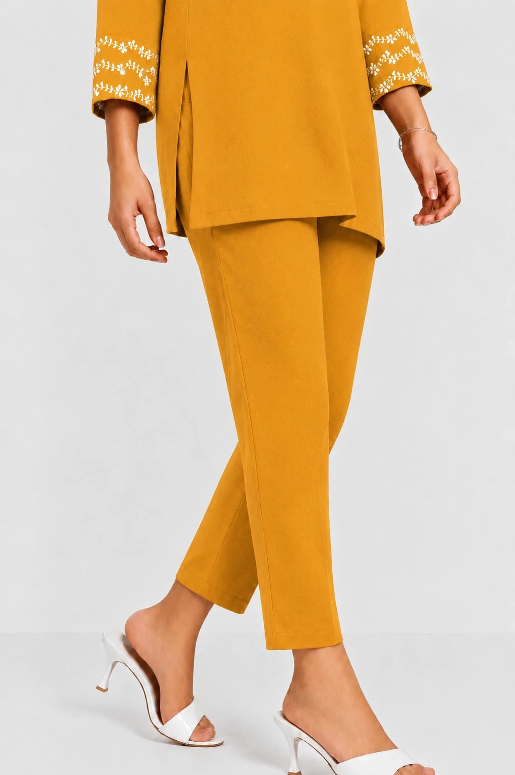 STRAIGHT PANT MUSTARD 23 - Townway product image 1