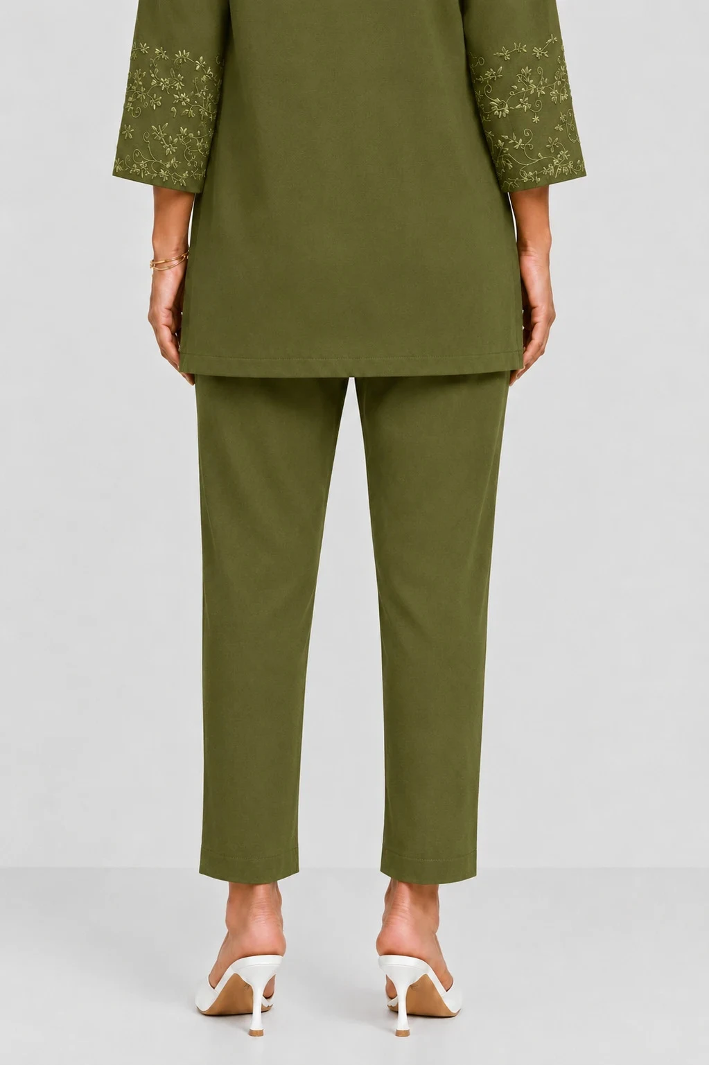 STRAIGHT PANT OLIVE GREEN 31 - Townway product image 5