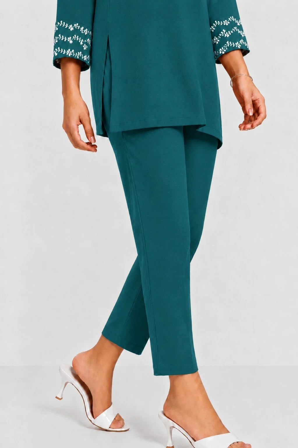 STRAIGHT PANT PEACOCK 13 - Townway product image 4