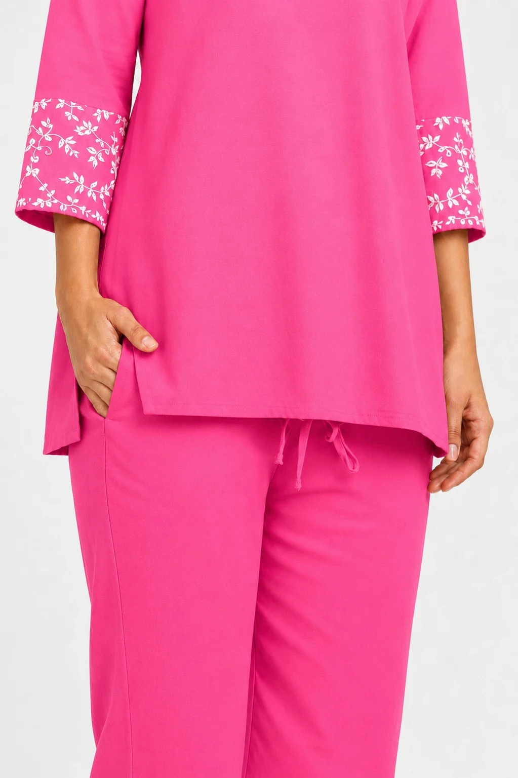 STRAIGHT PANT PINK 08 - Townway product image 2
