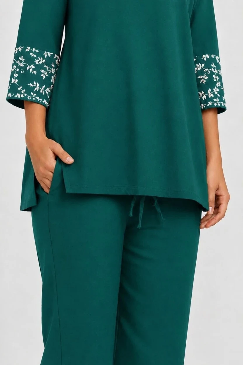STRAIGHT PANT RAMAR GREEN 55 - Townway product image 3