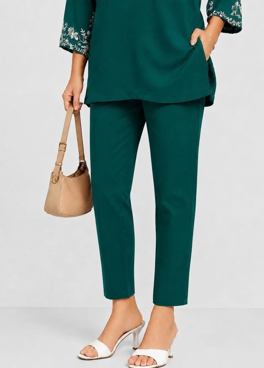 STRAIGHT PANT RAMAR GREEN 55 - Townway product image 4