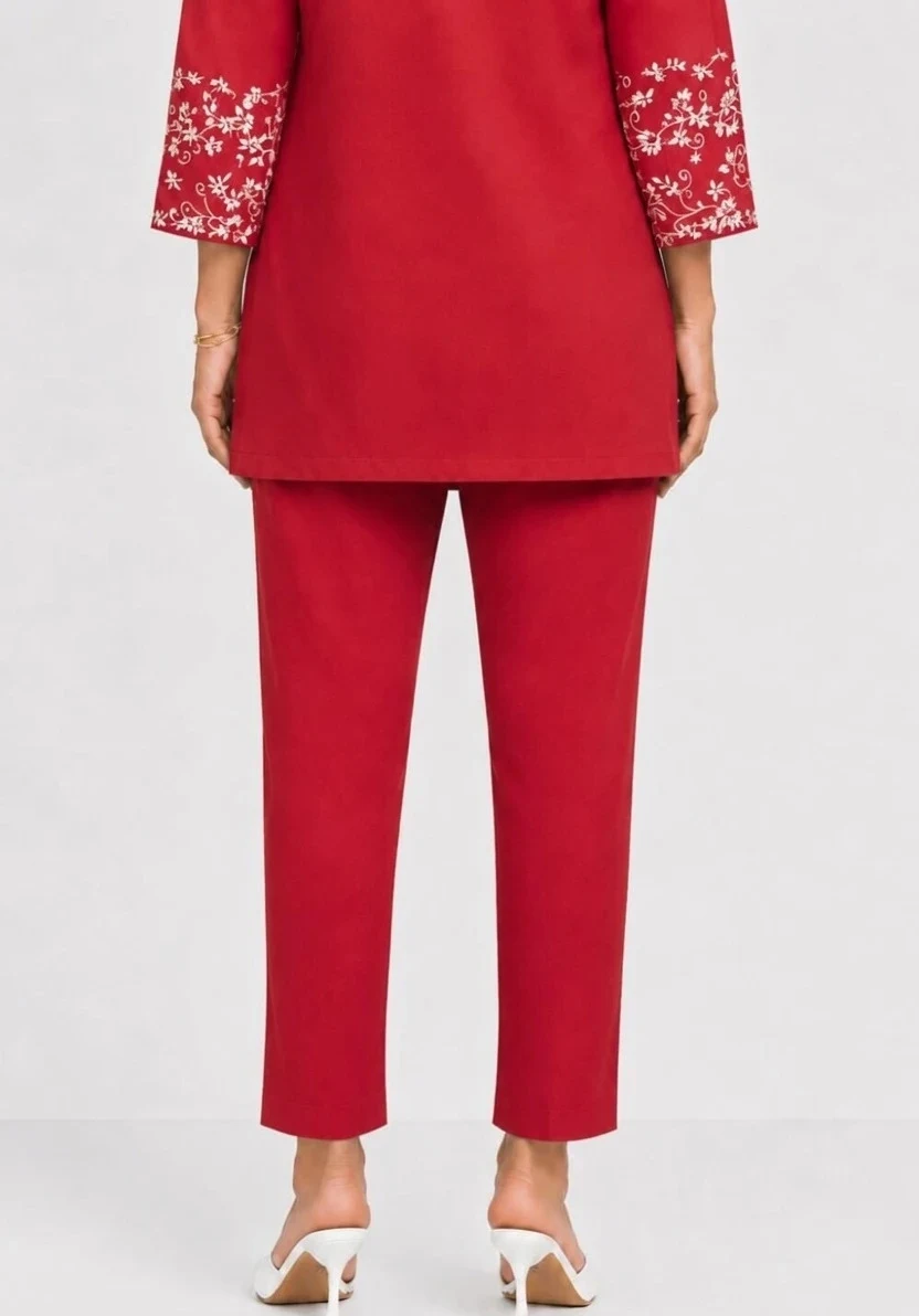 STRAIGHT PANT RED 10 - Townway product image 1
