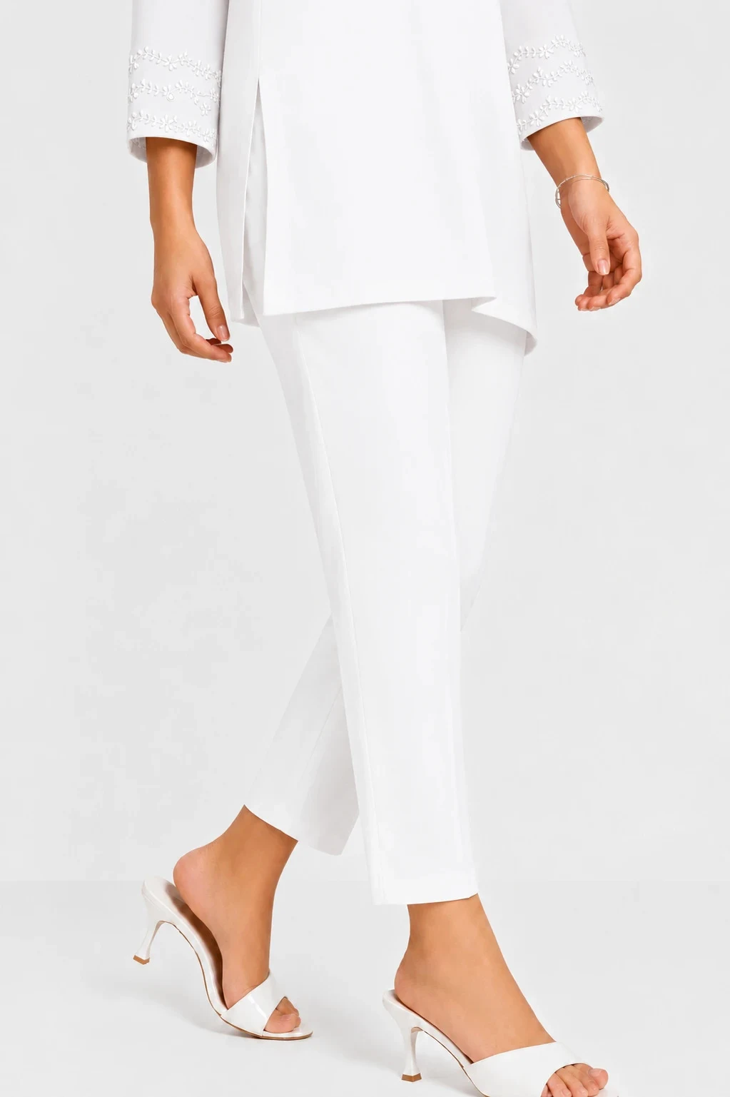 STRAIGHT PANT WHITE 01 - Townway product image 1