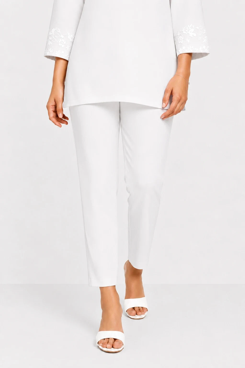 STRAIGHT PANT WHITE 01 - Townway product image 2