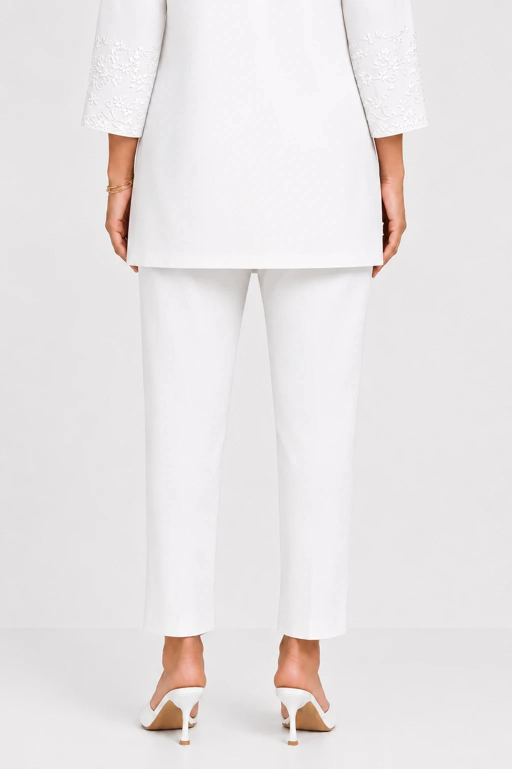 STRAIGHT PANT WHITE 01 - Townway product image 4