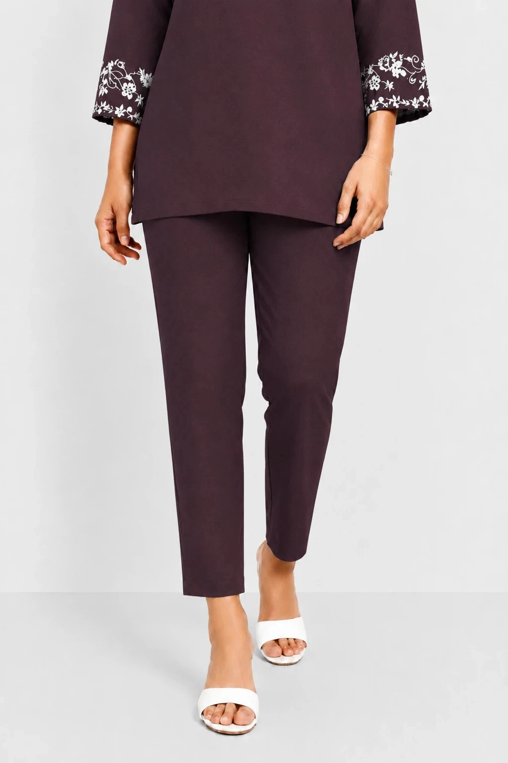 STRAIGHT PANT WINE 28 - Townway product image 2