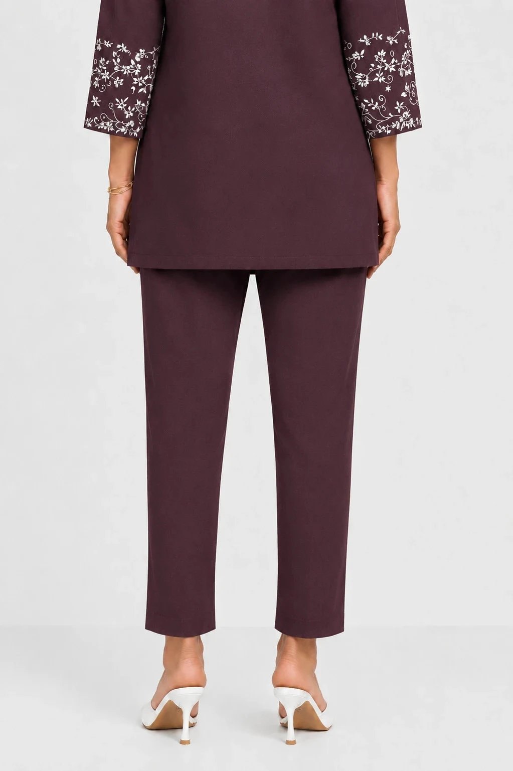 STRAIGHT PANT WINE 28 - Townway product image 4