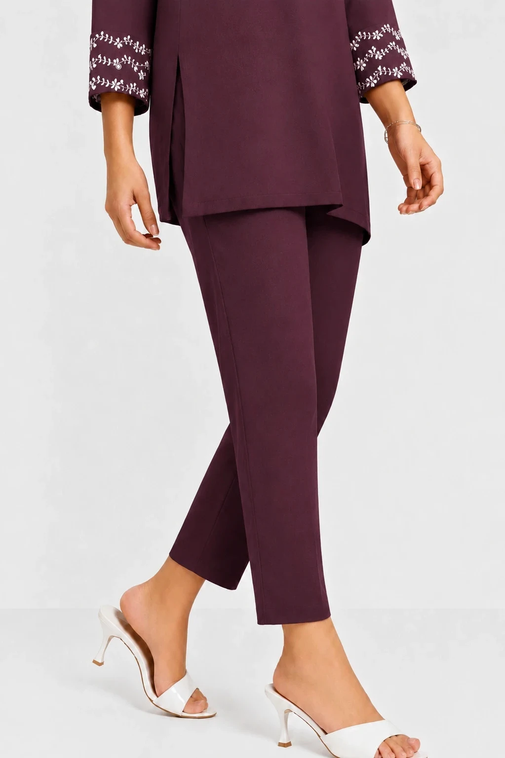 STRAIGHT PANT WINE 28 - Townway product image 5