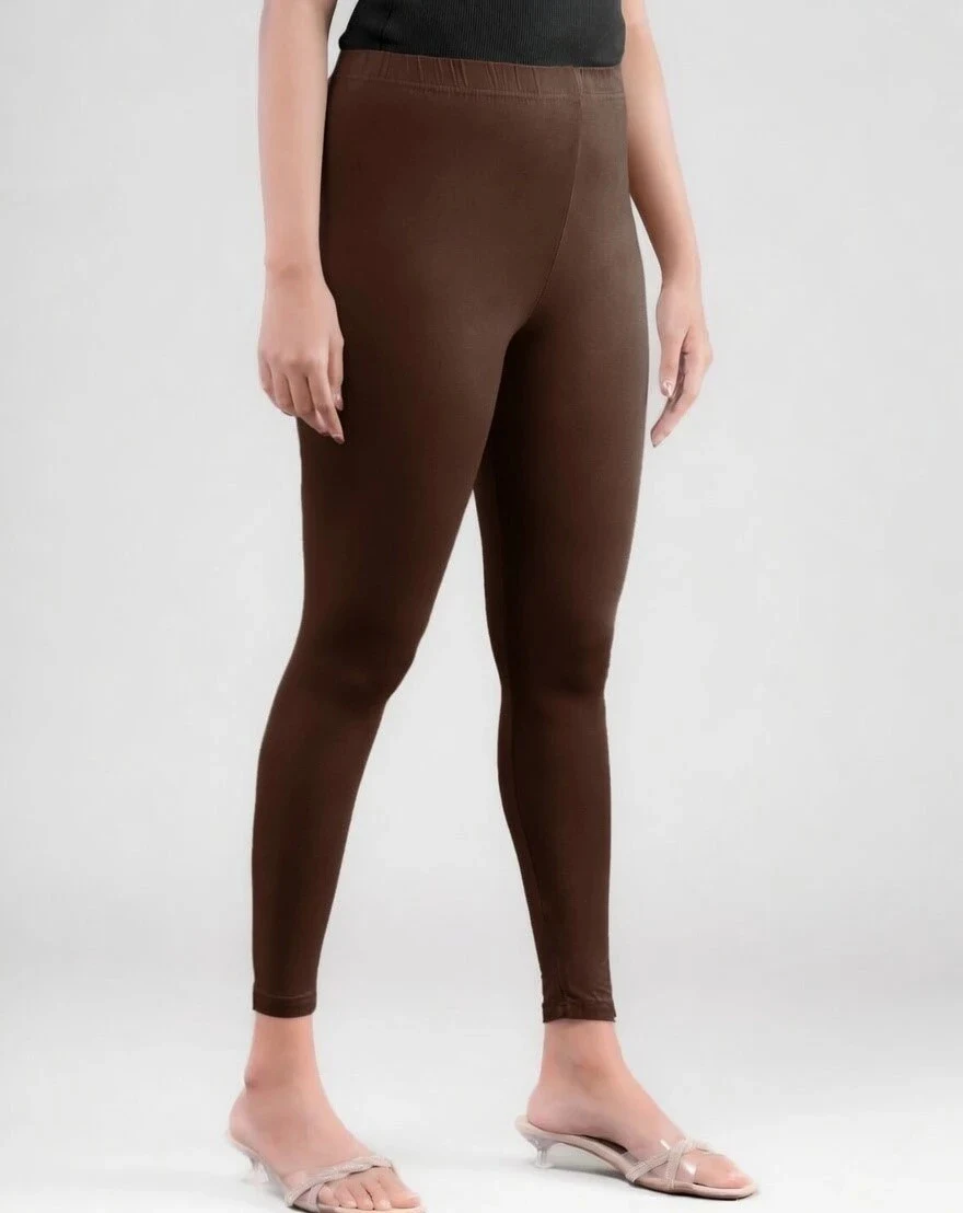 ANKLE LEGGINGS BROWN -19 - Townway product image 3