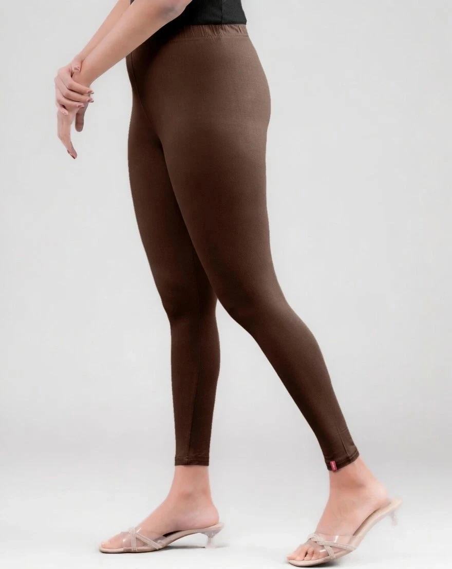 ANKLE LEGGINGS BROWN -19 - Townway product image 5