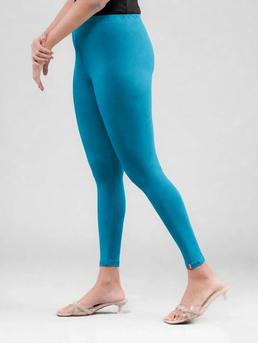 ANKLE LEGGINGS JADE BLUE -48 - Townway product image 1