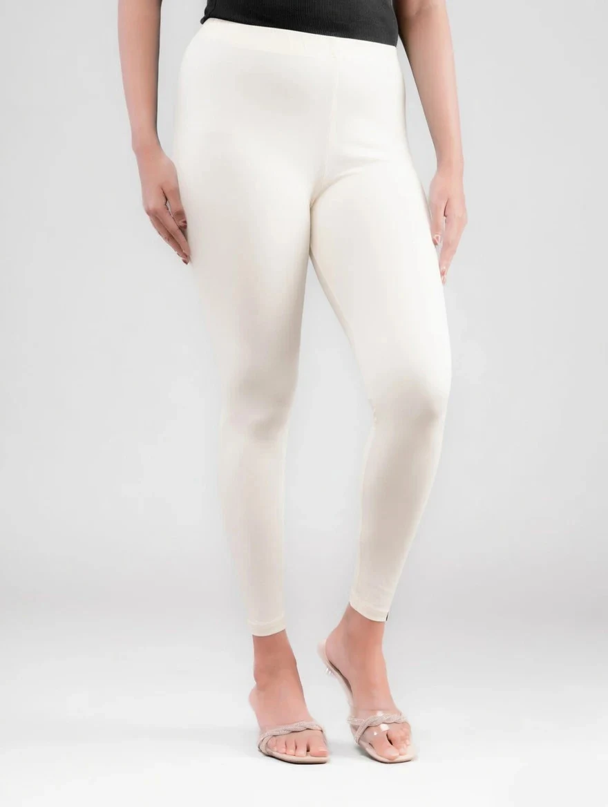ANKLE LEGGINGS MILK -21 - Townway product image 1