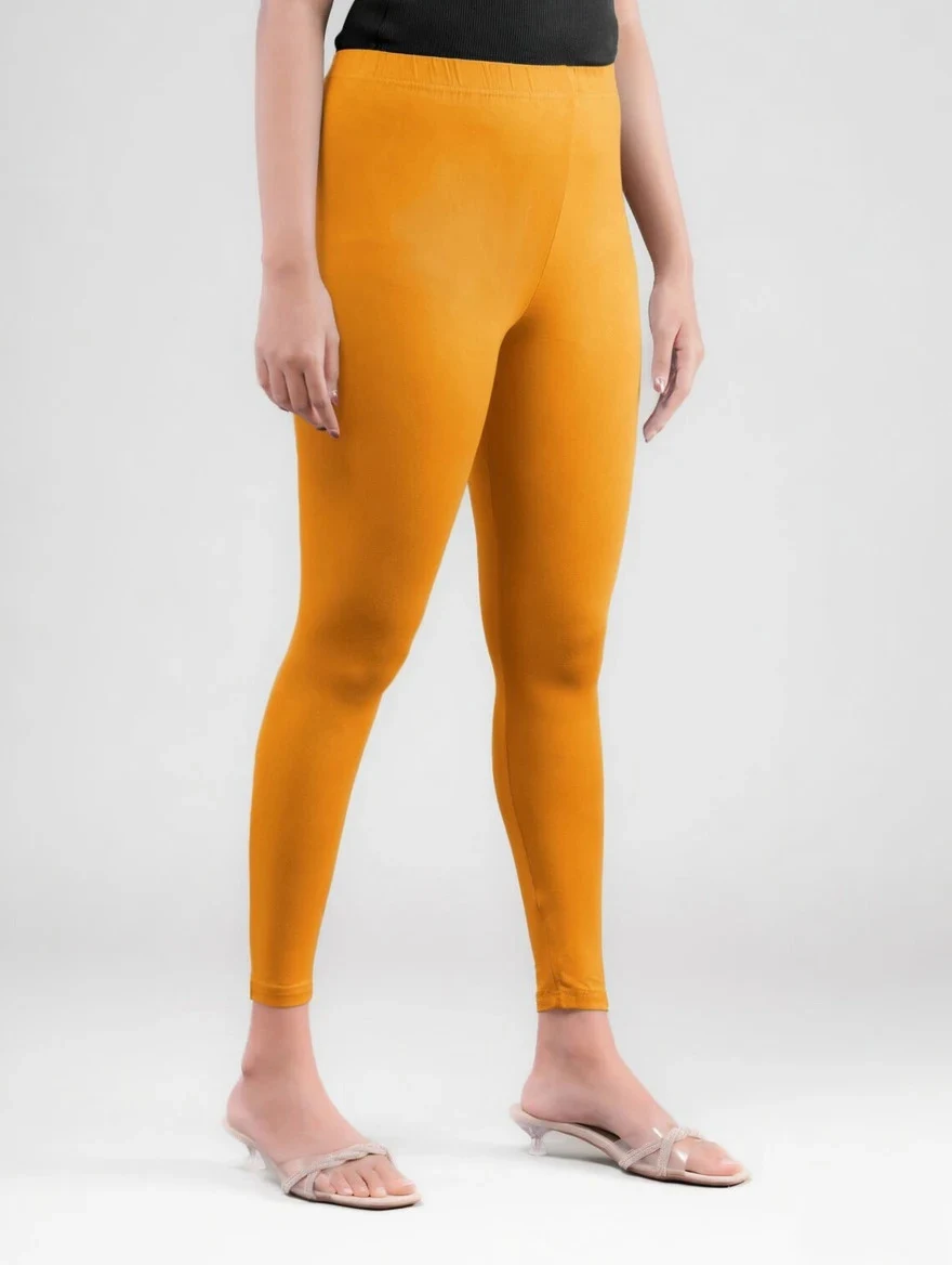 ANKLE LEGGINGS MUSTARD -23 - Townway product image 3