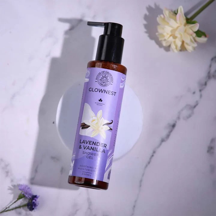GROWNEST SHOWER GEL - LAVENDER & VANILLA- 200ml